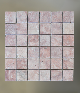 Travertin Rouge - Mosaïque