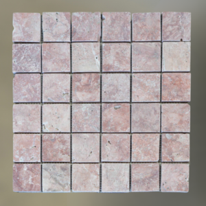 Travertin Rouge - Mosaïque