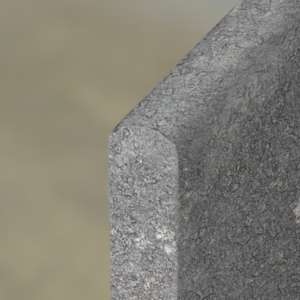 Sinaï Gris Velours - Margelle bord arrondi